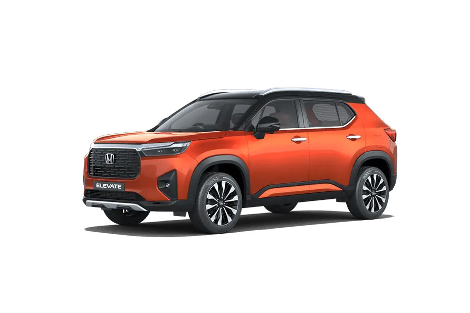 Honda Elevate Phoenix Orange Pearl With Crystal Black Pearl