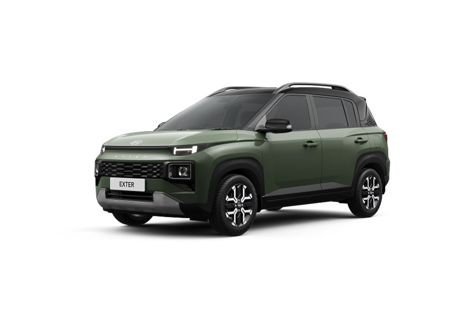 Hyundai Exter Ranger Khaki With Abyss Black Roof
