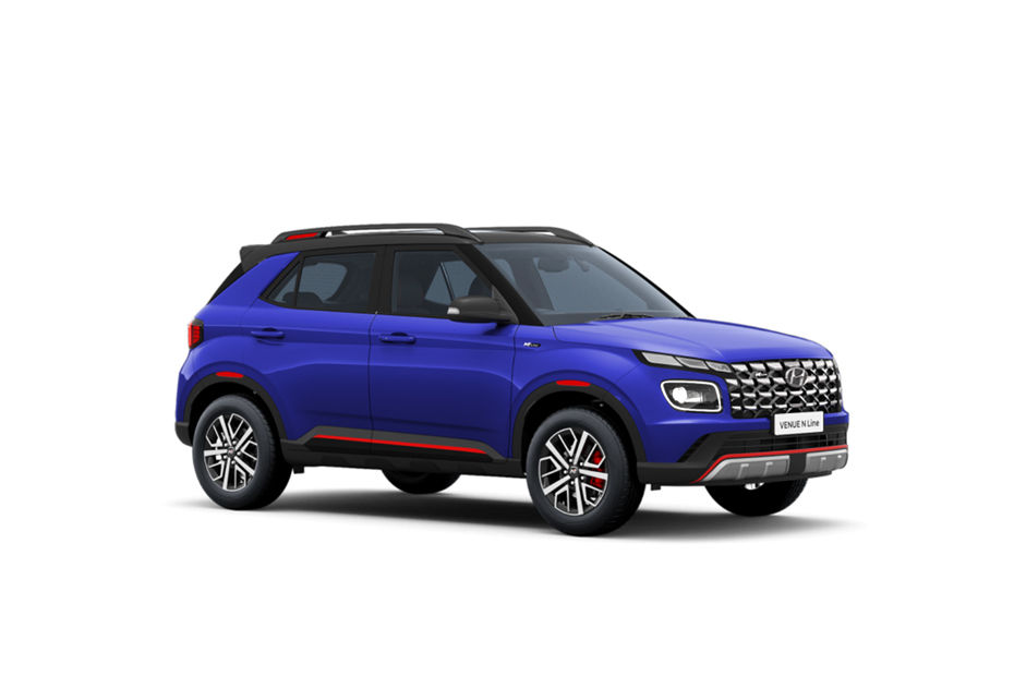 Hyundai Venue N Line Thunder Blue With Abyss Black