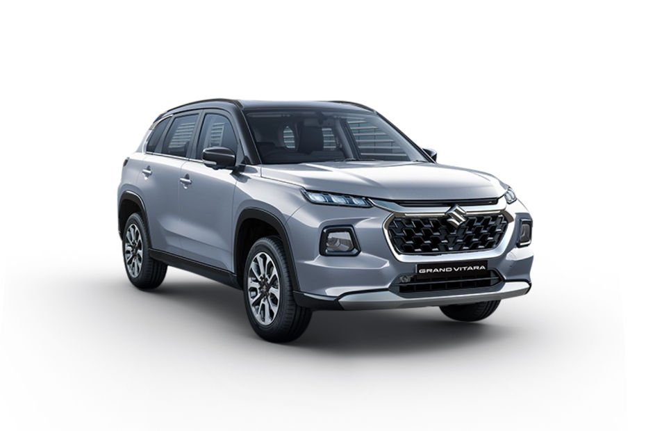 Maruti Grand Vitara Splendid Silver Midnight Black