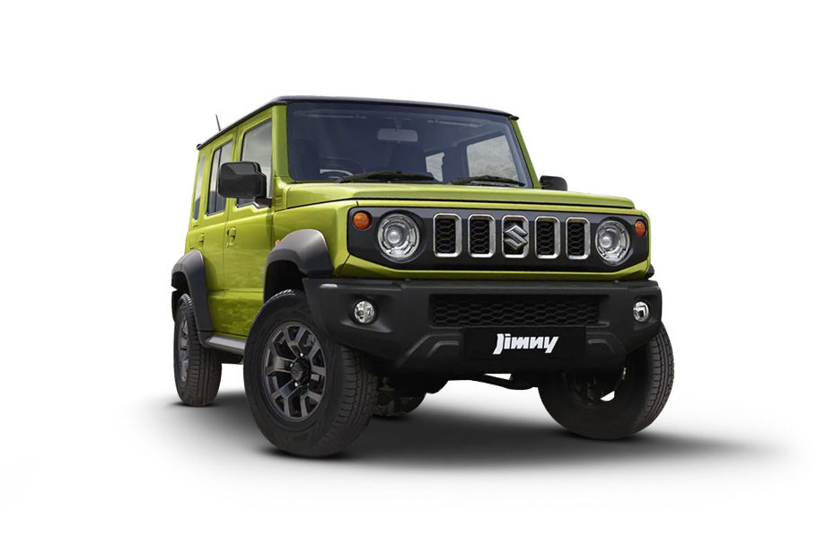 Maruti Jimny Kinetic Yellow With Bluish Black Roof