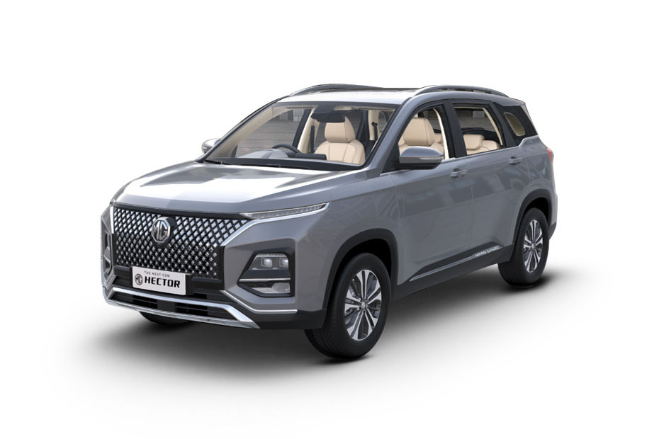 MG Hector Plus Aurora Silver