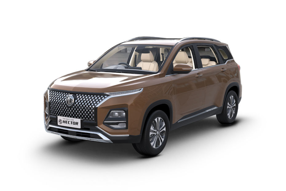 MG Hector Plus Dune Brown
