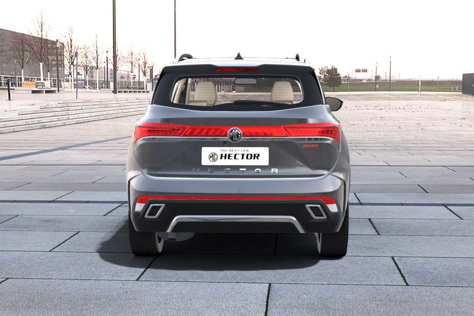 MG Hector Plus Rear back