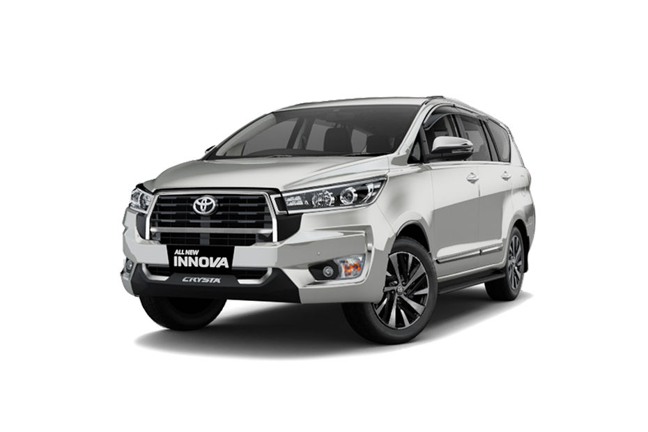 Toyota Innova Crysta White Pearl Crystal Shine