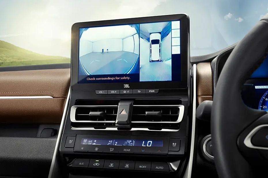 Toyota Innova Hycross Rear view camera/paring sensor view
